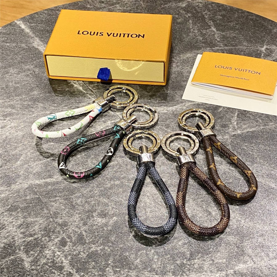 Shop Louis Vuitton Lv Halo Key Holder (PORTE-CLES LV HALO, M68853