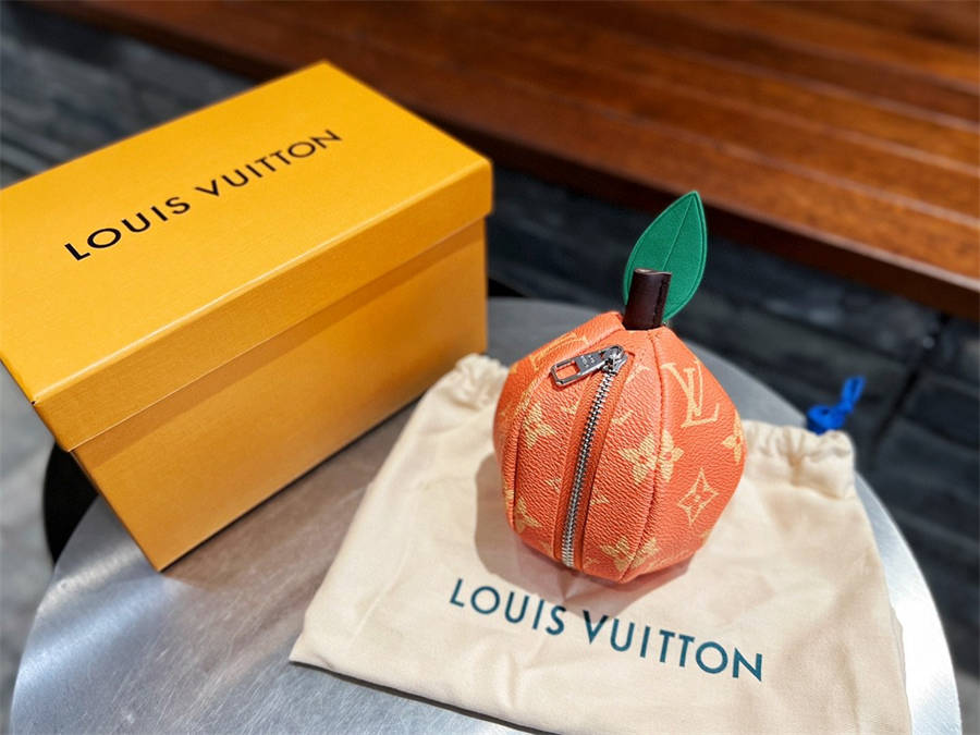 Shop Louis Vuitton MONOGRAM Orange Pouch (M81245, M81197) by